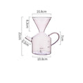 Household  American Glass All-in-one Pour-over - Coffee Maker Set