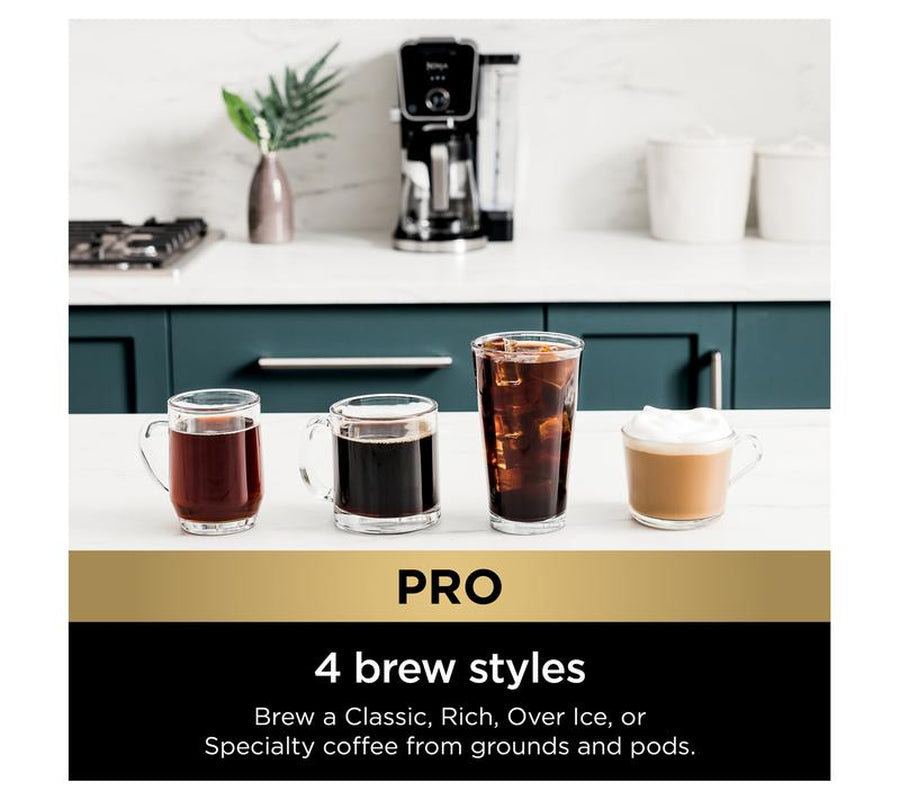 Ninja Dualbrew Pro Hot & Iced Single-Serve & 12-Cup Carafe Coffee System