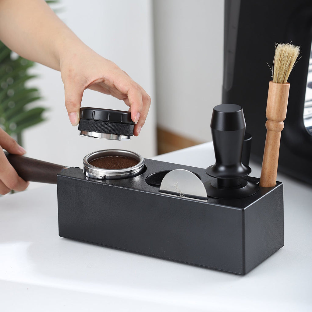 Coffee Machine Handle Holder Coffee Handle Base Espresso Tamper Distributor Base Coffee Tamper Stand Equipment