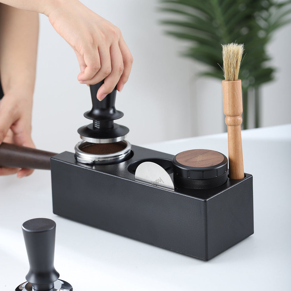 Coffee Machine Handle Holder Coffee Handle Base Espresso Tamper Distributor Base Coffee Tamper Stand Equipment