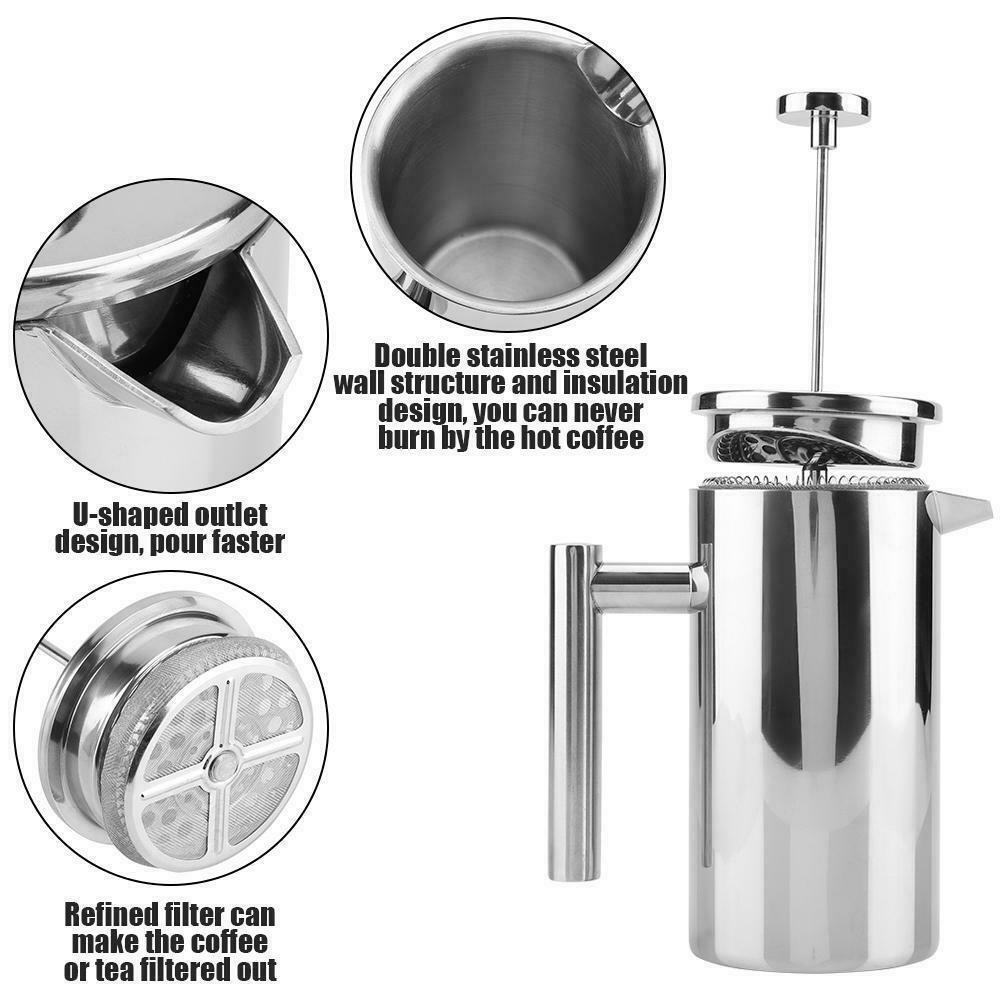 NNEDSZ French Press Coffee Maker 350ml