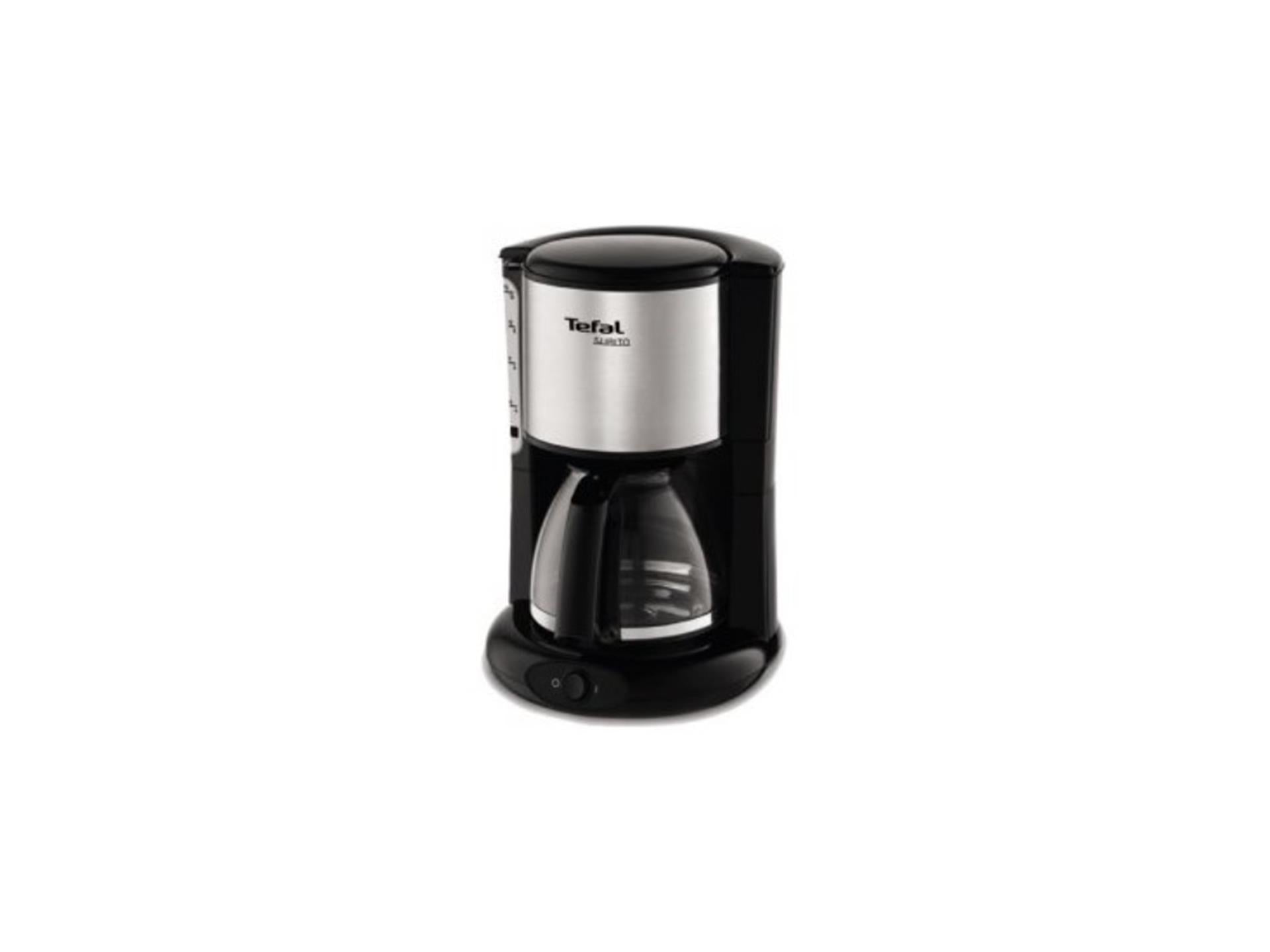 Tefal filter coffee maker subito stainless steel black