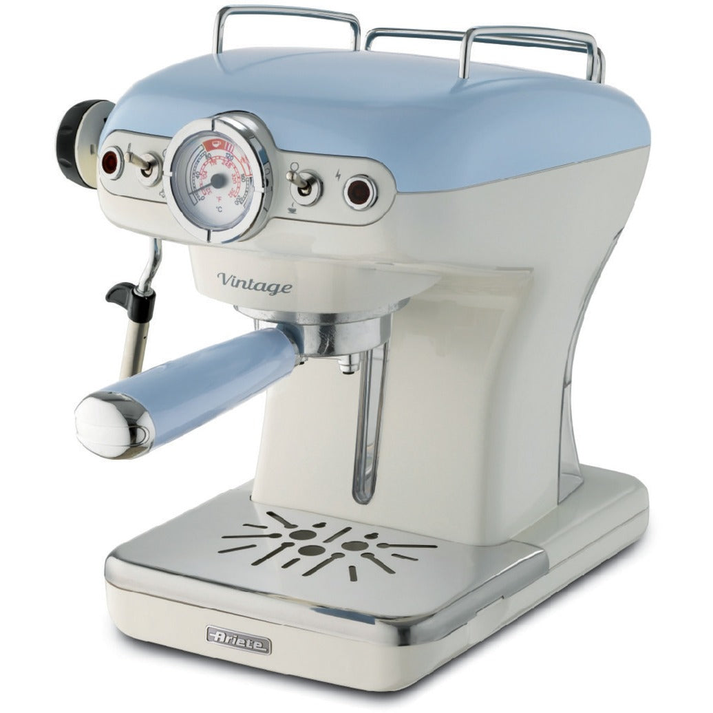 Ariete Vintage Espresso Machine 1389 15 (light blue white)