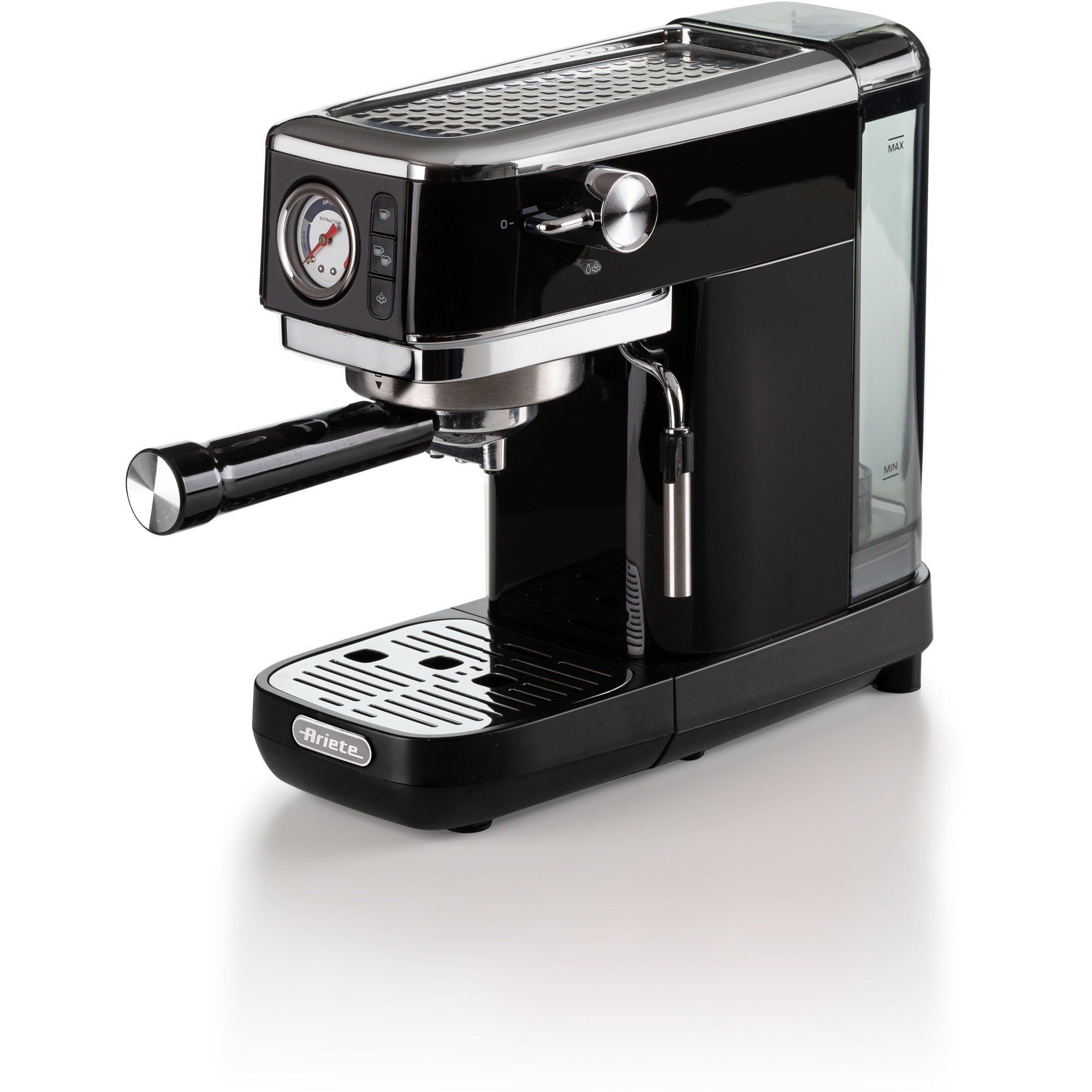Ariete Moderna Espresso Slim 1381 12 Espresso Machine (Black)