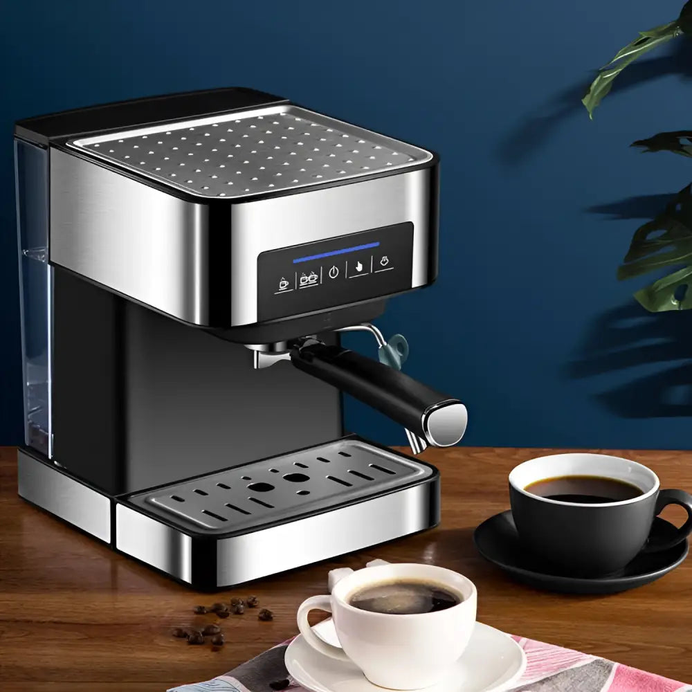 Smart Espresso Machine with Steam Milk Frother