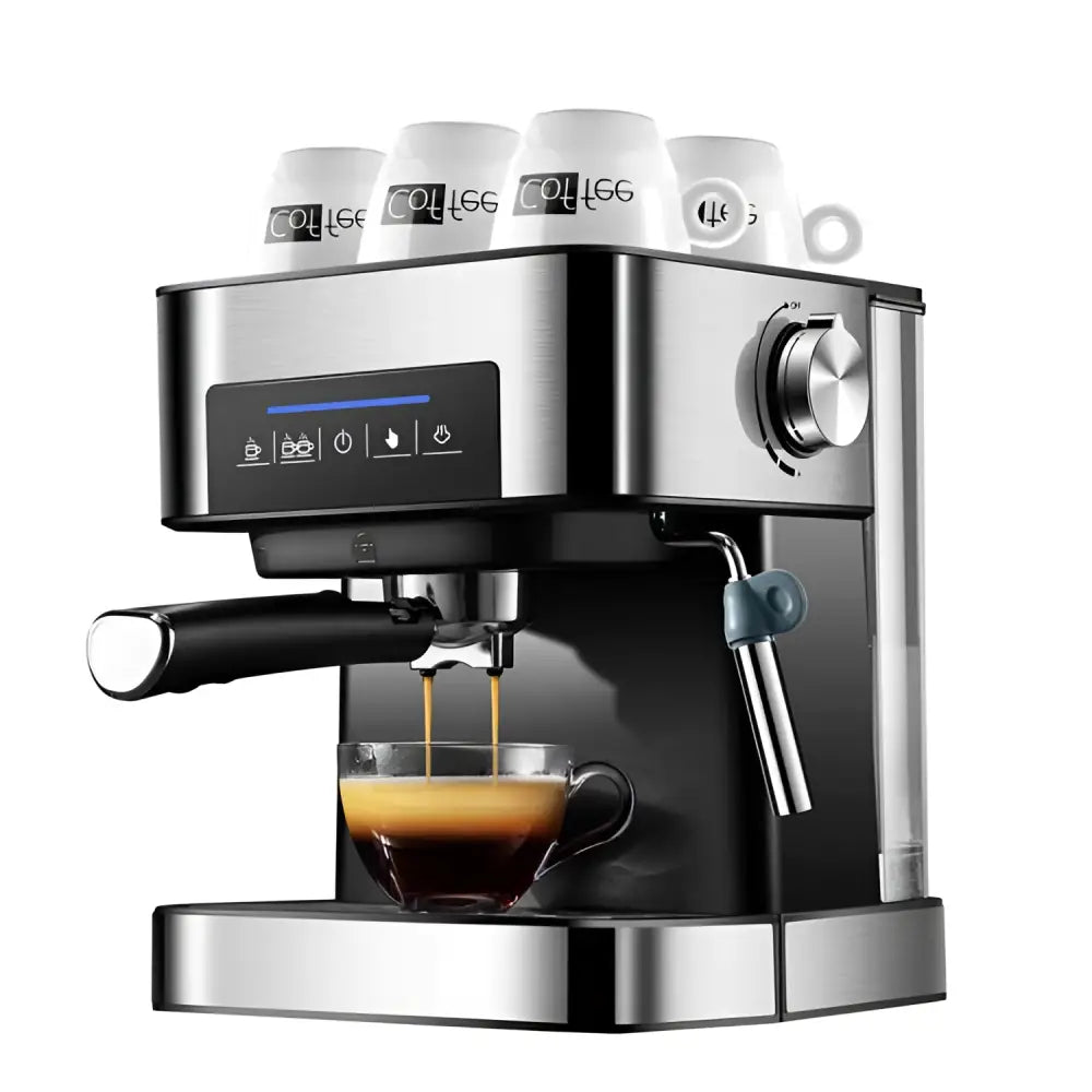 Smart Espresso Machine with Steam Milk Frother
