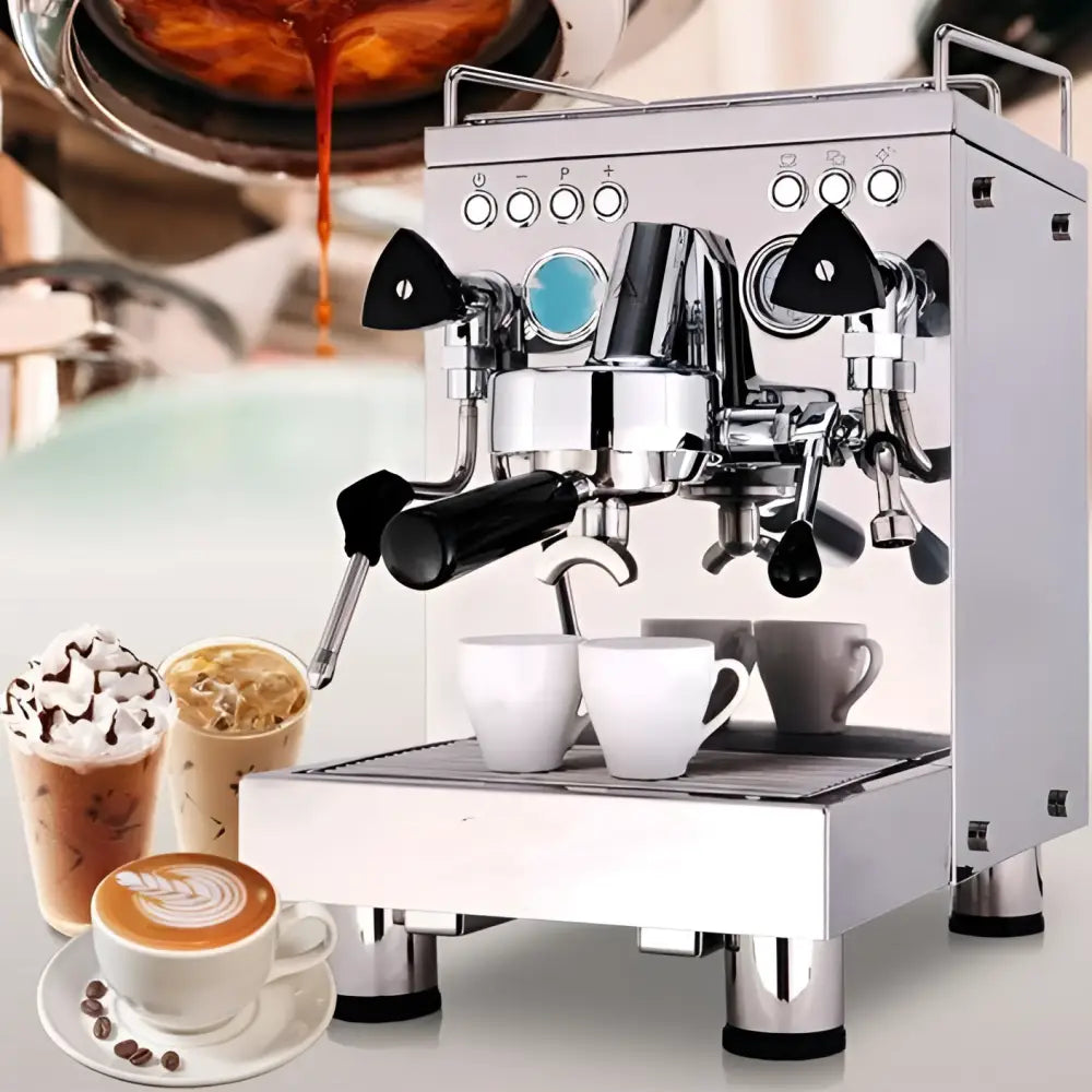 Stainless Steel Semi-automatic Espresso Machine