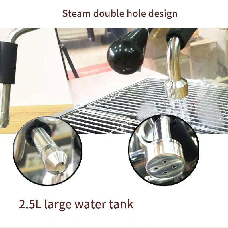 Stainless Steel Semi-automatic Espresso Machine